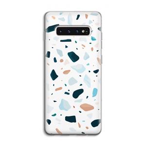 CaseCompany Terrazzo N°13: Samsung Galaxy S10 4G Transparant Hoesje