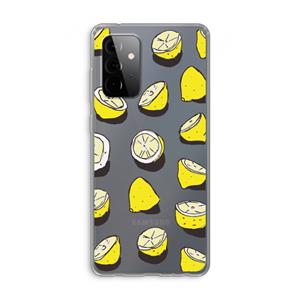 CaseCompany When Life Gives You Lemons...: Samsung Galaxy A72 Transparant Hoesje