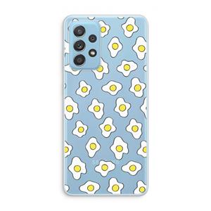 CaseCompany Spiegeleitjes: Samsung Galaxy A73 Transparant Hoesje