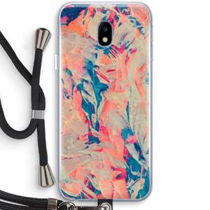 CaseCompany Alone: Samsung Galaxy J3 (2017) Transparant Hoesje met koord