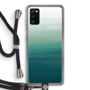 CaseCompany Ocean: Samsung Galaxy A41 Transparant Hoesje met koord