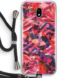 CaseCompany California: Samsung Galaxy J3 (2017) Transparant Hoesje met koord