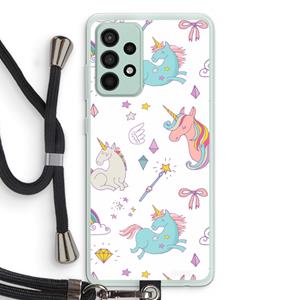 CaseCompany Fantasiewereld: Samsung Galaxy A52s 5G Transparant Hoesje met koord