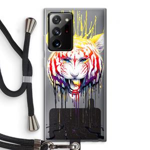 CaseCompany Fading: Samsung Galaxy Note 20 Ultra / Note 20 Ultra 5G Transparant Hoesje met koord