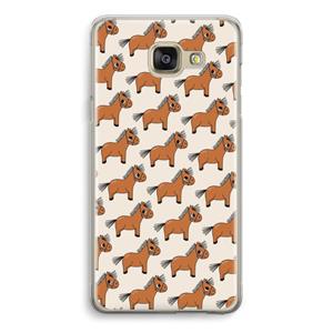 CaseCompany Pony: Samsung Galaxy A5 (2016) Transparant Hoesje