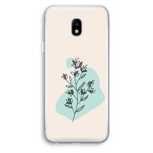 CaseCompany Violets are blue: Samsung Galaxy J3 (2017) Transparant Hoesje