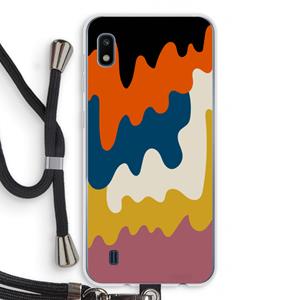 CaseCompany Baar A: Samsung Galaxy A10 Transparant Hoesje met koord