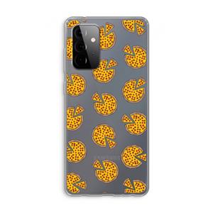 CaseCompany You Had Me At Pizza: Samsung Galaxy A72 Transparant Hoesje