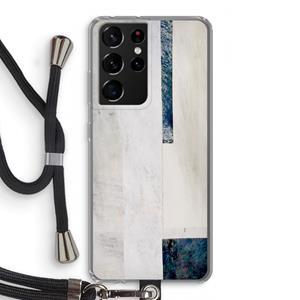 CaseCompany Meet you there: Samsung Galaxy S21 Ultra Transparant Hoesje met koord