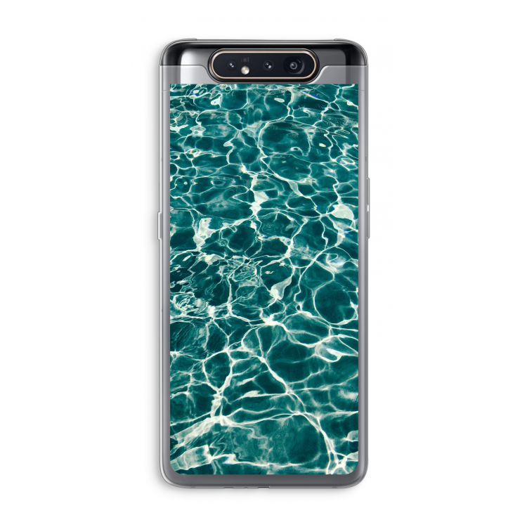 CaseCompany Weerkaatsing water: Samsung Galaxy A80 Transparant Hoesje