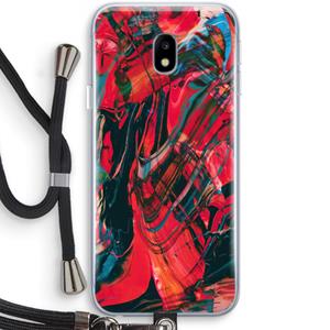 CaseCompany Endless Descent: Samsung Galaxy J3 (2017) Transparant Hoesje met koord