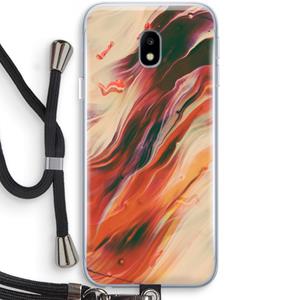CaseCompany Forgotten Lands: Samsung Galaxy J3 (2017) Transparant Hoesje met koord