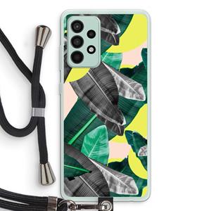 CaseCompany Fantasie jungle: Samsung Galaxy A52s 5G Transparant Hoesje met koord