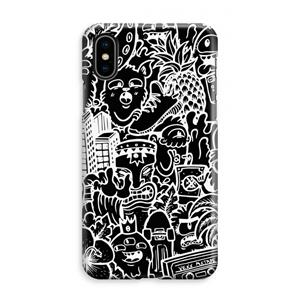 CaseCompany Vexx Black Mixtape: iPhone XS Max Volledig Geprint Hoesje