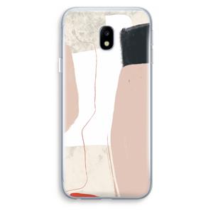 CaseCompany Lava: Samsung Galaxy J3 (2017) Transparant Hoesje