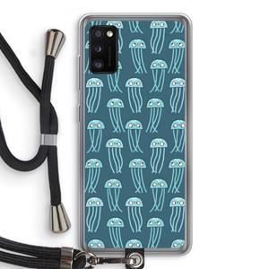 CaseCompany Kwallie: Samsung Galaxy A41 Transparant Hoesje met koord