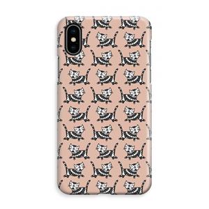 CaseCompany Zwarte poes: iPhone XS Max Volledig Geprint Hoesje