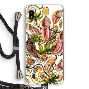 CaseCompany Haeckel Nepenthaceae: Samsung Galaxy A10 Transparant Hoesje met koord
