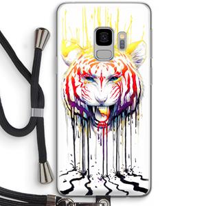 CaseCompany Fading: Samsung Galaxy S9 Transparant Hoesje met koord