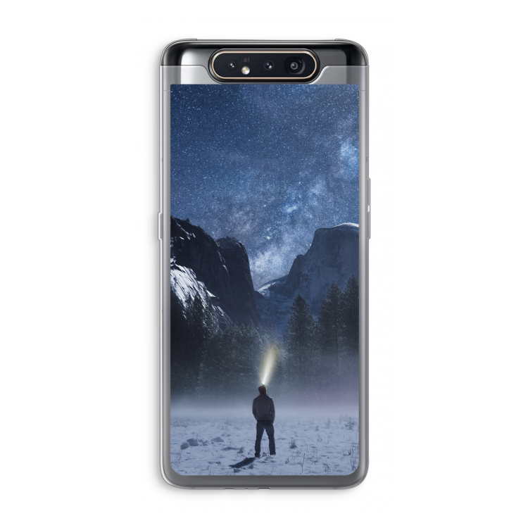 CaseCompany Wanderlust: Samsung Galaxy A80 Transparant Hoesje