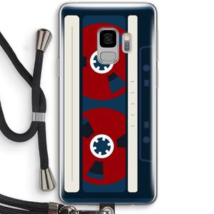 CaseCompany Here's your tape: Samsung Galaxy S9 Transparant Hoesje met koord