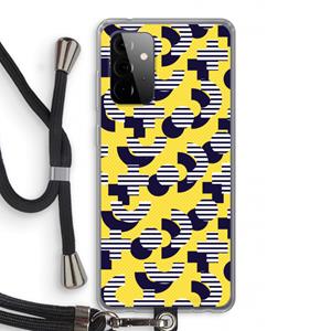 CaseCompany 8-bit N°3: Samsung Galaxy A72 5G Transparant Hoesje met koord