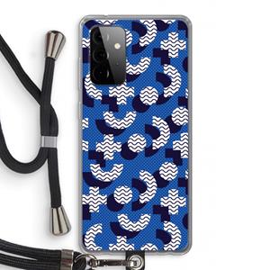 CaseCompany 8-bit N°5: Samsung Galaxy A72 5G Transparant Hoesje met koord