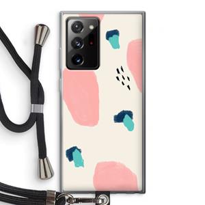 CaseCompany Monday Surprise: Samsung Galaxy Note 20 Ultra / Note 20 Ultra 5G Transparant Hoesje met koord