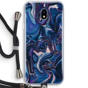 CaseCompany Mirrored Mirage: Samsung Galaxy J3 (2017) Transparant Hoesje met koord