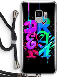 CaseCompany Dream: Samsung Galaxy S9 Transparant Hoesje met koord