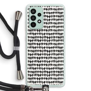 CaseCompany Crazy shapes: Samsung Galaxy A52s 5G Transparant Hoesje met koord