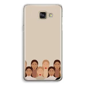 CaseCompany Girls girls girls: Samsung Galaxy A5 (2016) Transparant Hoesje