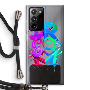 CaseCompany Dream: Samsung Galaxy Note 20 Ultra / Note 20 Ultra 5G Transparant Hoesje met koord
