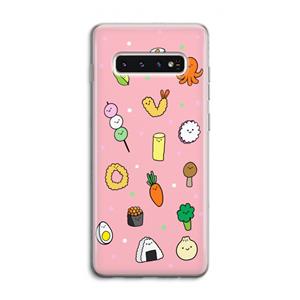 CaseCompany Happy bento friends: Samsung Galaxy S10 4G Transparant Hoesje