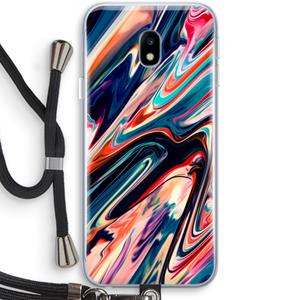 CaseCompany Quantum Being: Samsung Galaxy J3 (2017) Transparant Hoesje met koord