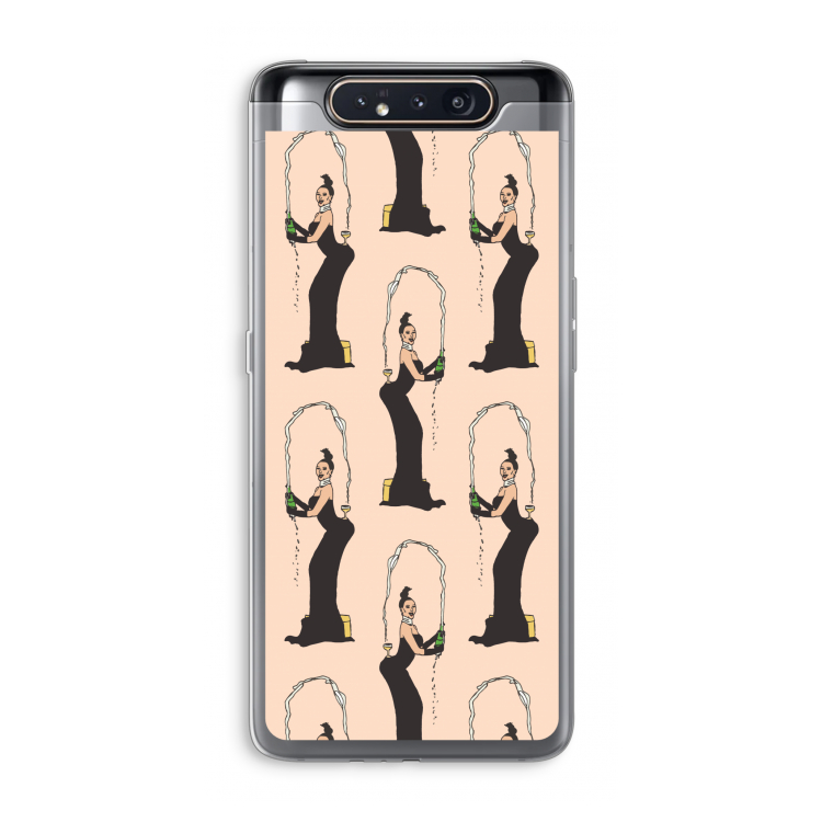 CaseCompany Pop Some Kim: Samsung Galaxy A80 Transparant Hoesje
