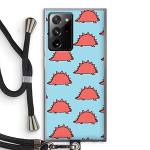 CaseCompany Dinosawrr: Samsung Galaxy Note 20 Ultra / Note 20 Ultra 5G Transparant Hoesje met koord