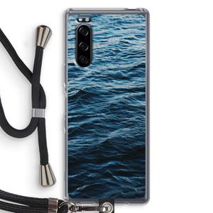CaseCompany Oceaan: Sony Xperia 5 Transparant Hoesje met koord