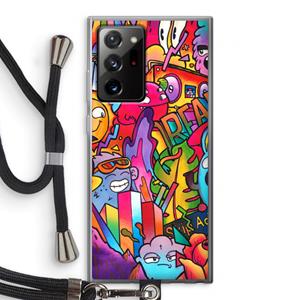 CaseCompany Dreams: Samsung Galaxy Note 20 Ultra / Note 20 Ultra 5G Transparant Hoesje met koord