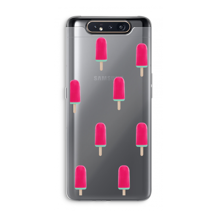 CaseCompany Waterijsje: Samsung Galaxy A80 Transparant Hoesje