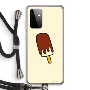 CaseCompany Frisco: Samsung Galaxy A72 5G Transparant Hoesje met koord