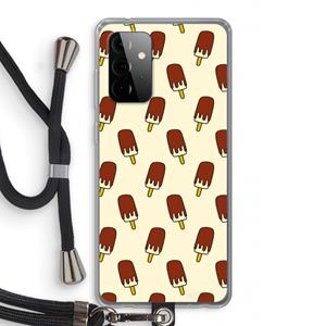 CaseCompany Yummy: Samsung Galaxy A72 5G Transparant Hoesje met koord