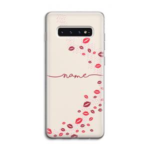 CaseCompany Kusjes: Samsung Galaxy S10 4G Transparant Hoesje