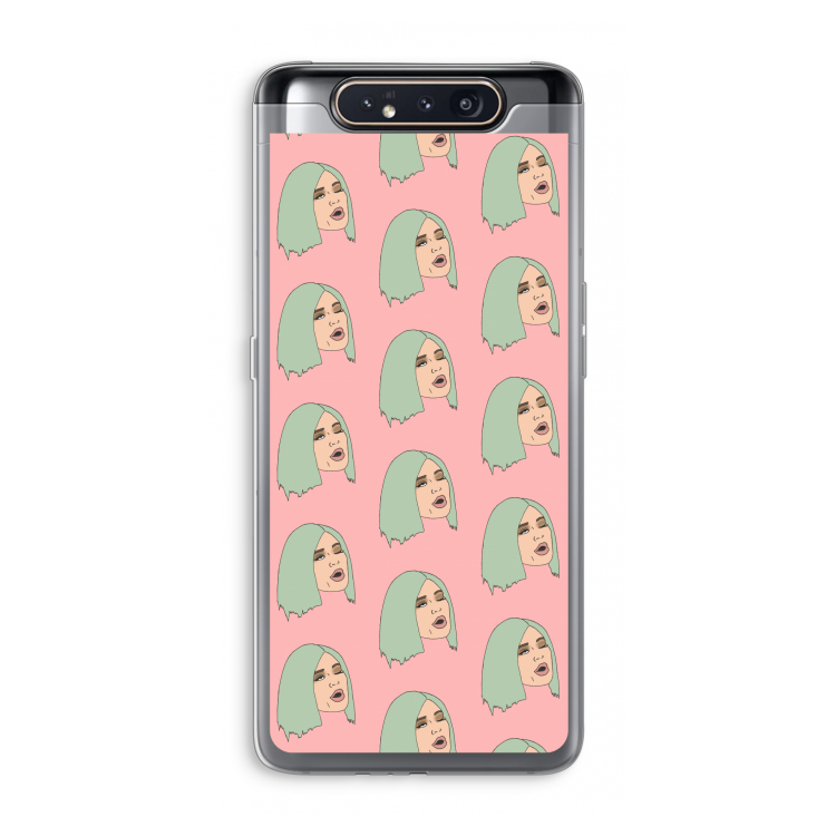 CaseCompany King Kylie: Samsung Galaxy A80 Transparant Hoesje