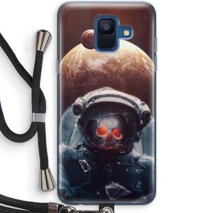 CaseCompany Voyager: Samsung Galaxy A6 (2018) Transparant Hoesje met koord