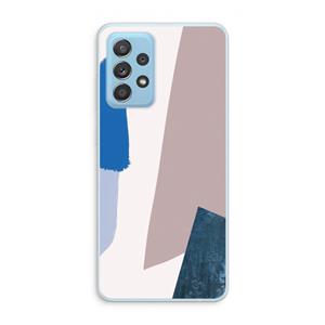 CaseCompany Lapis: Samsung Galaxy A73 Transparant Hoesje