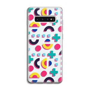 CaseCompany 8-bit N°2: Samsung Galaxy S10 4G Transparant Hoesje