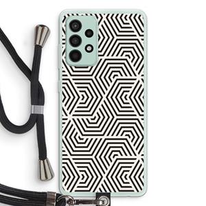 CaseCompany Magic pattern: Samsung Galaxy A52s 5G Transparant Hoesje met koord