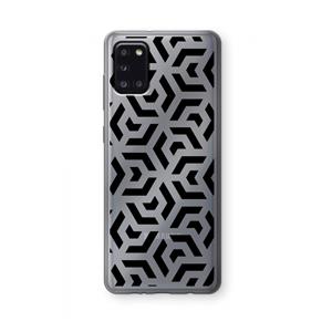 CaseCompany Crazy pattern: Samsung Galaxy A31 Transparant Hoesje