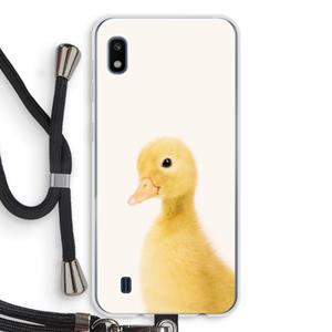 CaseCompany Duke: Samsung Galaxy A10 Transparant Hoesje met koord